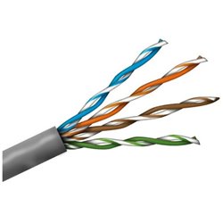 BOBINA BELDEN CABLE UTP CAT5E GRIS 5663U5 008U1000  / 305 MTS/ FORRO PVC GRIS / USO INTERIOR 24AWG ESPECIAL PARA SEGURIDAD 1000F