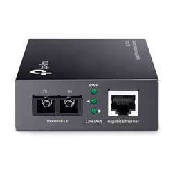 CONVERTIDOR MULTIMEDIA TP-LINK DE MODO INDIVIDUAL DE GIGABIT COMPATIBLE CON IEEE 802.3ab y 802.3z IEEE