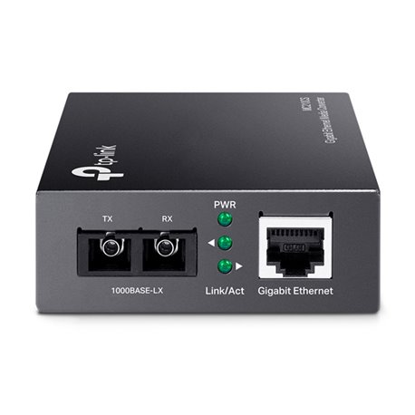 CONVERTIDOR MULTIMEDIA TP-LINK DE MODO INDIVIDUAL DE GIGABIT COMPATIBLE CON IEEE 802.3ab y 802.3z IEEE