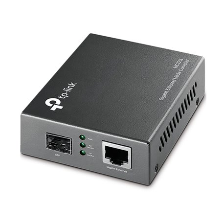 CONVERTIDOR MULTIMEDIA TP-LINK MC220L GIGABIT 1 PTO. SFP 1 PTO RJ45 Auto MDI/MDIX COMPATIBLE IEEE 802.3ab Y 802.3z IEEE
