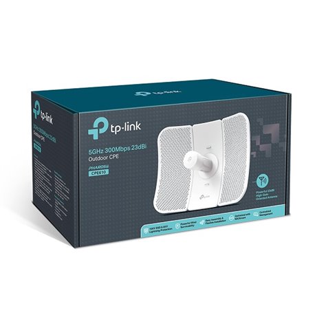 ANTENA CPE EXTERIOR TP-LINK CPE610 5GHz A 300Mbps 23dBi ANTENA MIMO 2X2 DIRECCIONAL IP65 Pharos MAXtream TDMA