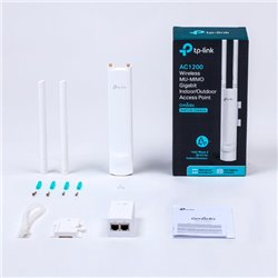 ACCESS POINT WI-FI EXTERIOR TP-LINK EAP225-Outdoor AC1200 MU-MIMO 2.4GHz 300Mbps y 5GHz 867Mbps PTO GIGABIT POE (802.3af)