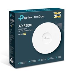 ACCESS POINT TP-LINK P/INTERIOR WI-FI 6 EAP660 HD AX3600 MU-MIMO 1 PTO 2.5Gbps PoE+ 802.3at Omada SDN ZTP