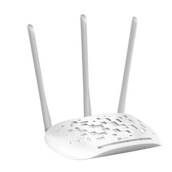 ACCESS POINT INALAMBRICO TP-LINK WA901N 450Mbps N 2.4GHz 3 ANTENAS FIJAS Cliente Repetidor WDS Puente Inalámbrico