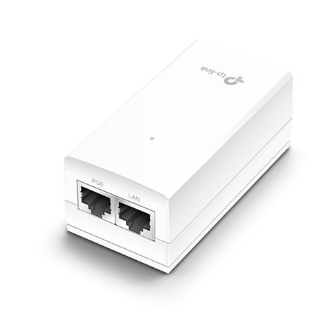 ADAPTADOR TP-LINK GIGABIT PoE PASIVO 12W (MAX 24VDC). 2 PUERTOS RJ45 GIGABIT. CON BASE PARA MONTAJE EN PARED