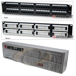 PANEL DE PARCHEO INTELLINET CAT 5E 48 PTOS 2U