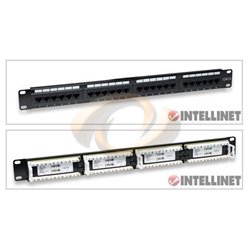 PANEL DE PARCHEO INTELLINET CAT 6 24 PTOS 1U
