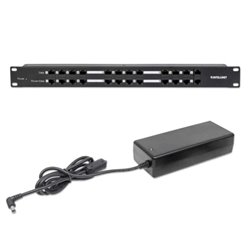 PANEL DE PARCHEO INTELLINET CAT 5E 12 PUERTOS 1U POE