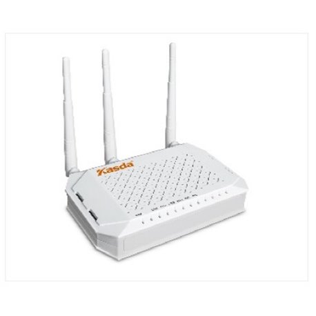 ROUTER WI-FI KASDA KW6512  AC750 3 ANTENAS EXTERNAS DE 3dBi 1 PUERTO WAN 10/100  4 PUERTOS ETHERNET 10/100