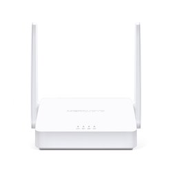 ROUTER INALAMBRICO MERCUSYS N 300MBPS 2 ANTENAS EXTERNAS 5dBi  Multimode (AP RE WISP) PTO WAN 10/100 2 PTOS 10/100