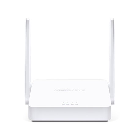 ROUTER INALAMBRICO MERCUSYS N 300MBPS 2 ANTENAS EXTERNAS 5dBi  Multimode (AP RE WISP) PTO WAN 10/100 2 PTOS 10/100
