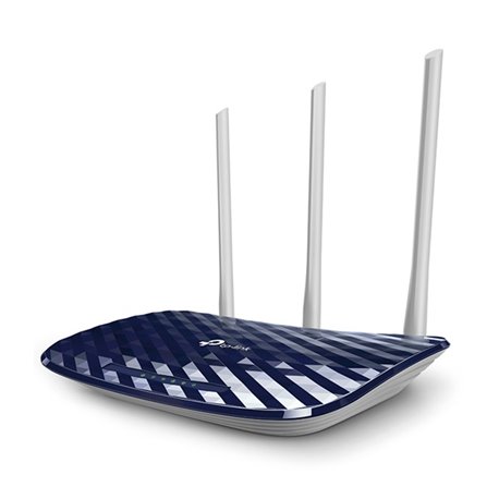 ROUTER WI-FI TP-LINK ARCHER C20 V5.0 AC750 DUAL BAND 2.4GHz 300Mbps + 5GHz 433Mbps 1 PTO WAN 10/100 4 PTOS RJ45 10/100