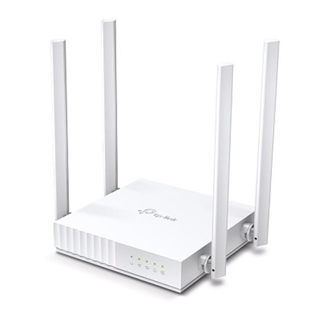 ROUTER WI-FI TP-LINK ARCHER C24 AC750 4 ANTENAS FIJAS 1PTO WAN 4 PTOS RJ45 10/100 MODO 3 EN 1 AP/ROUTER/EXTENSOR