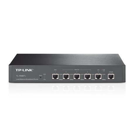 ROUTER TP-LINK TL-R480T+ BALANCEADOR DE CARGA DE BANDA ANCHA  HASTA 4 PUERTOS WAN 1 PUERTO LAN
