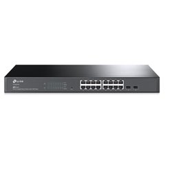 SWITCH JETSTREAM TP-LINK TL-SG2218 16 PUERTOS GIGABIT ADMINISTRABLE L2/L3/L4 QoS CON 2 RANURAS SFP COMBO
