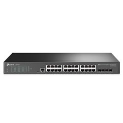 SWITCH TP-LINK JETSTREAM TL-SG3428 ADMINISTRABLE L2 L2+ 24 PTOS GIGABIT 4 SFP COMBO 1 x MicroUSB Y 1 x RJ45 CONSOLE