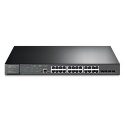 SWITCH JETSTREAM ADMINISTRABLE L2+ TP-LINK TL-SG3428MP 24 PTOS GIGABIT PoE 802.3at/af+ (384W MAX TOTAL) 4 PTOS SFP