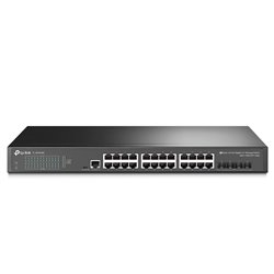 SWITCH TP-LINK JETSTREAM TL-SG3428X ADMINISTRABLE L2 L2+ 24PTOS GIGABIT 4 PTOS 10Gbps SFP+ 1xMicroUSB y RJ45 CONSOLE