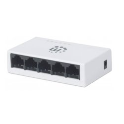 SWITCH MANHATTAN 5 PUERTOS FAST ETHERNET P/ESCRITORIO IEEE 802.3AZ 10/100