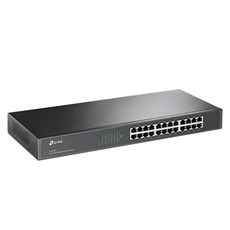 SWITCH TP-LINK TL-SF1024 24 PUERTOS 10/100M NO ADMINISTRABLE MONTURA PARA RACK