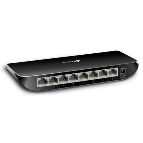 SWITCH TP-LINK TL-SG1008D DE ESCRITORIO 8 PUERTOS GIGABIT 10/10/1000M NO ADMINISTRABLE