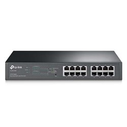 SWITCH EASY SMART TP-LINK TL-SG1016PE 16 PUERTOS GIGABIT CON 8 PUERTOS PoE+ (802.3 at  HASTA 110W EN PUERTOS 1-8)