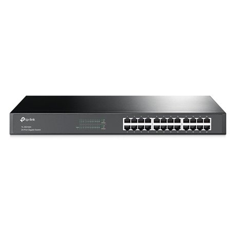 SWITCH TP-LINK TL-SG1024 24 PUERTOS GIGABIT 10/100/1000M NO ADMINISTRABLE MONTURA PARA RACK