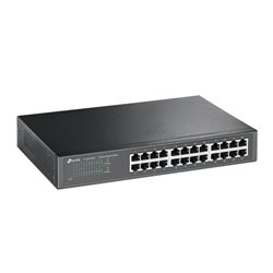 SWITCH TP-LINK TL-SG1024D 24 PUERTOS GIGABIT 10/100/1000M NO ADMINISTRABLE CON MONTURA ESCRITORIO/RACK