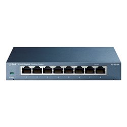 SWITCH TP-LINK TL-SG108 DE ESCRITORIO 8 PUERTOS 10/100/1000M NO ADMINISTRABLE