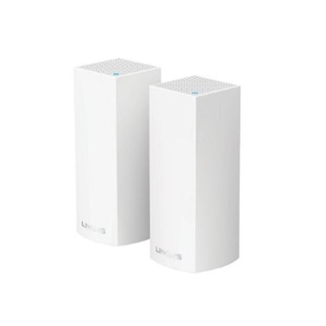 SISTEMA VELOP LINKSYS WHW0302 (2 PIEZAS) MESH WI-FI AC4400 TRI-BANDA (2 X 5GHz 867Mbps+2.4GHz 400Mbps X PIEZA) MU-MIMO