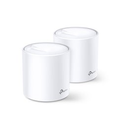 SISTEMA DECO X60 (2 PIEZAS) TP-LINK MESH WI-FI 6 AX3000 (5GHz 2402Mbps+2.4GHz 574Mbps Y 2 RJ45 GIGABIT X PIEZA) MU-MIMO