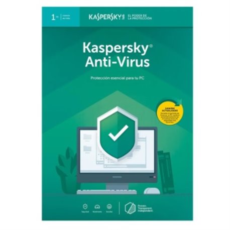 KASPERSKY ANTIVIRUS 1 USUARIO 1AÑO KL1171Z5AFS-20