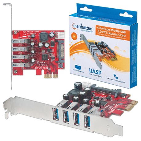 TARJETA USB V3 PCI EXPRESS 4 PTOS CORTO-BR