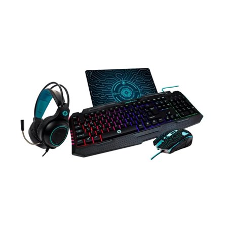 KIT GAMER VORTRED FULLY ARMED 4 EN 1 TECLADO/MOUSE/HEADSET/PAD