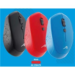 MOUSE OPTICO ACTECK INALAMBRICO ROJO AC-916479