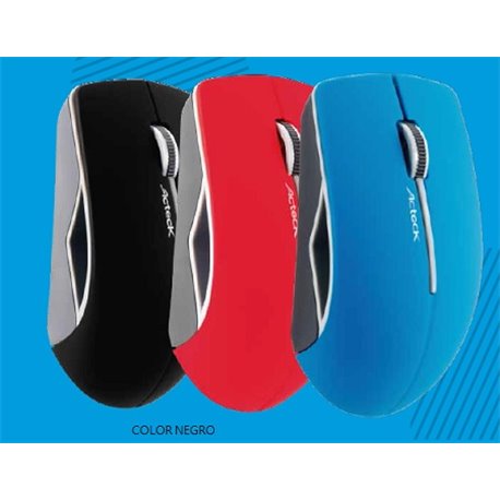 MOUSE OPTICO ACTECK INALAMBRICO NEGRO AC-916530