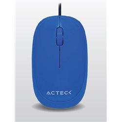 MOUSE ACTECK M100 AZUL USB OPTICO 1000DPI AC-928861