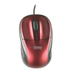 MOUSE ALAMBRICO EASY LINE OPTICO ROJO USB
