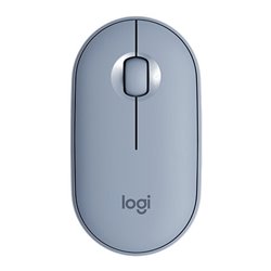 MOUSE LOGITECH M350 INALAMBRICO AZUL GRAFITO PEBBLE