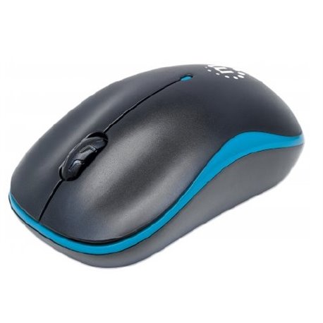 MOUSE MANHATTAN INALAMBRICO OPTICO SUCCESS NEGRO AZUL