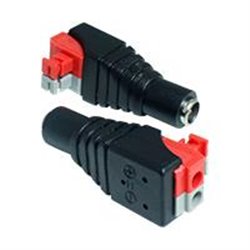 BOLSA DE 10 CONECTORES DC HEMBRA MARCA GHIA PARA CAMARAS DE CCTV