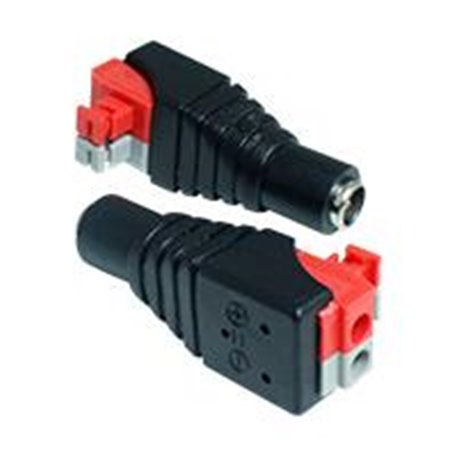 BOLSA DE 10 CONECTORES DC HEMBRA MARCA GHIA PARA CAMARAS DE CCTV