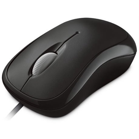 MOUSE MICROSOFT ALAMBRICO BASICO OPTICO USB NEGRO (P58-00061)
