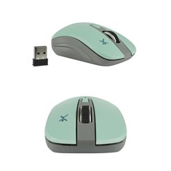 MOUSE PERFECT CHOICE INALAMBRICO TURQUESA ESSENTIALS 1200/1600 DPI