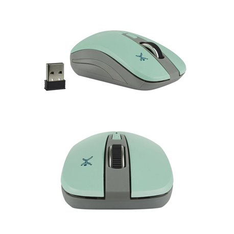 MOUSE PERFECT CHOICE INALAMBRICO TURQUESA ESSENTIALS 1200/1600 DPI
