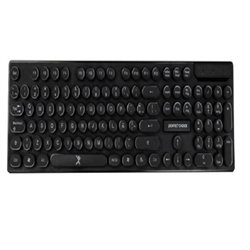 TECLADO PERFECT CHOICE INALAMBRICO BLACK ROUND