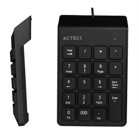 TECLADO NUMERICO USB ACTECK TN220 AC-932622 NEGRO