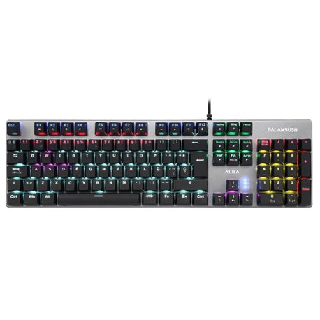TECLADO GAMER BALAM RUSH BR-929653 ALBA SWITCH AZUL USB ANTI GHOSTING