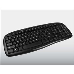 TECLADO EASY LINE ALAMBRICO MULTIMEDIA CORE NEGRO USB