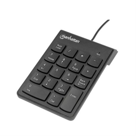 TECLADO NUMERICO MANHATTAN USB  NEGRO